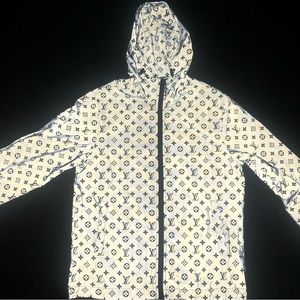 Reflective Hooded Windbreaker